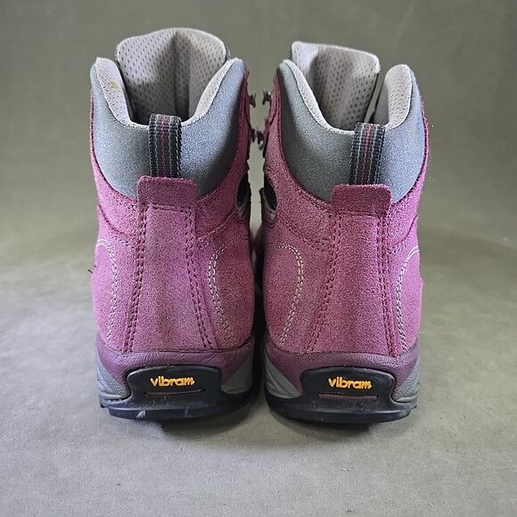 Asolo Tacoma GV Boots Womens Size 8 Pink Suede Gore Tex Vibram Hiking Anti Shock - Picture 6 of 11